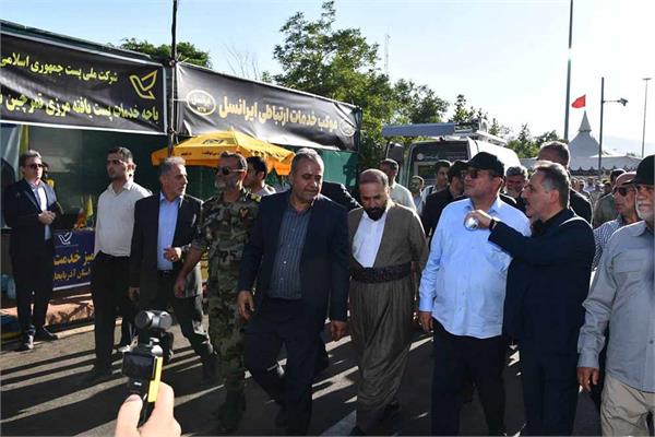 بازدید از مرکز خدمات جامع ارتباطی مرز تمرچین/ افزایش ظرفیت خدمت‌رسانی به زائران به میزان 100 درصد نسبت به سال گذشته