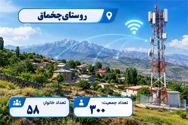 روستای چخماق آذربایجان غربی به خدمات نوین ارتباطی تجهیز شد