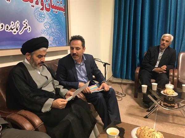 دیدار سرپرست ارتباطات و فناوری اطلاعات آذربایجان غربی با نماینده ولی فقیه در استان و امام جمعه ارومیه