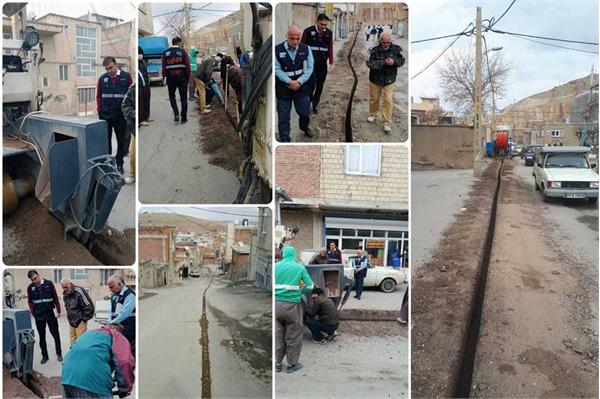 پیشرفت 32 درصدی پروژه فیبرنوری منازل و کسب و کارهای مهاباد