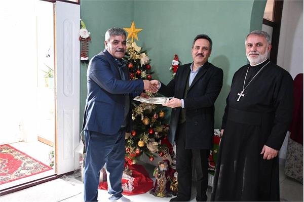 دیدار مدیرکل ارتباطات آذربایجان غربی با جانباز و آزاده مسیحی