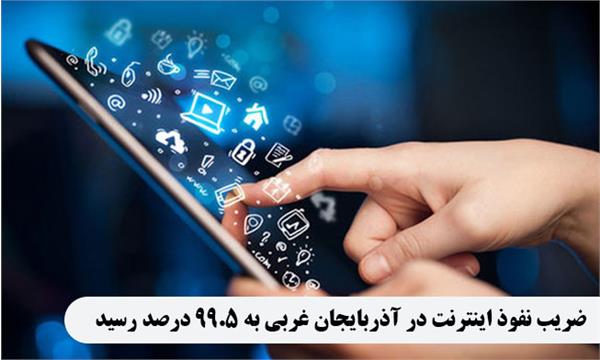 ضریب نفوذ اینترنت در آذربایجان غربی به 99.5 درصد رسید