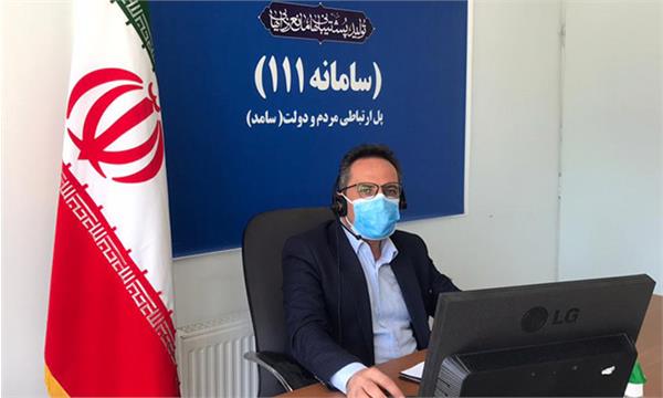 حضور مدیر کل ارتباطات و فناوری اطلاعات آذربایجان غربی در محل سامانه سامد